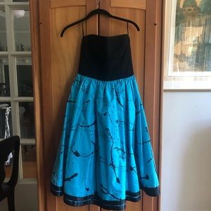 Vintage Fiandaca Strapless Dress